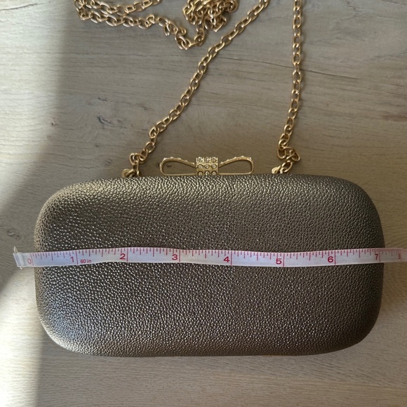 INC International Concepts Gold Clutch - Picture 6 of 10